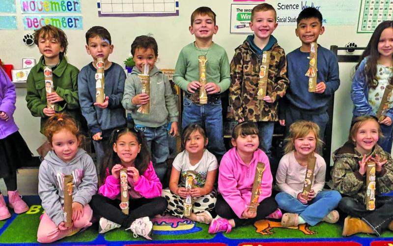 VVISD photo The Van Vleck ISD kindergarten classes are learning about Native Americans. Mrs Brown’s class made totem poles and learned about the importance of them.