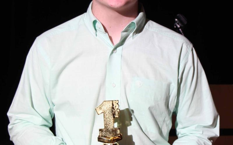MCFLA 2025 Talent Show Senior Solo winner Colby Chandler. Bay City Sentinel Photo/Jessica Shepard