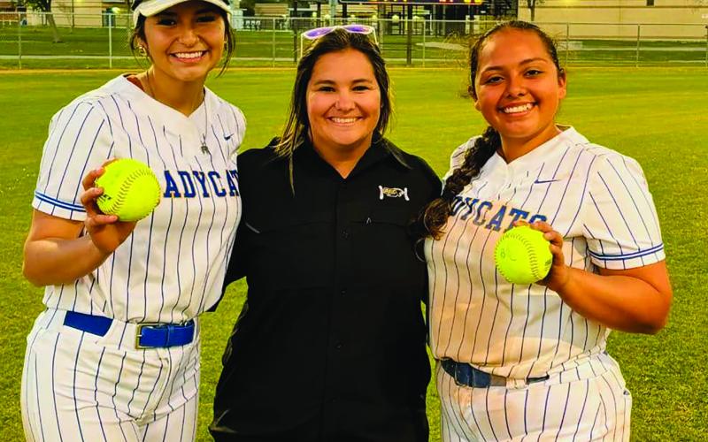 Felicity Lara and Ameryce Jacques with their first in game home runs. Ladycat Softball beat Sweeny for the first time in seven years and potentially first time in Bay City history to run rule Sweeny, with a score of 21-6. LeDarion Stone/ Live in the Moment Photography