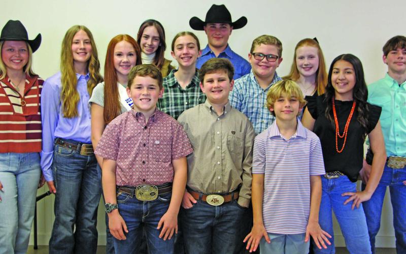 Sentinel Photo/Jessica Shepard Matagorda County Fair and Livestock Association's Home Economics food entry winners received purple rosettes for their win as Grand Champions of their chosen divisions Saturday, March 1. Winners include Robert Porter, Luke Steffek, Brooks O’Connell, Carson Cooper, Ryleigh Siptak, Jase Imhoff, Kane Spencer, Raegen Hood, Tayler Martinez, Madelyn Botbyl, Tanna Fair, Wade Hutson, Addison Smith, Rhea Wise and Jace Reynolds. Not all are pictured.