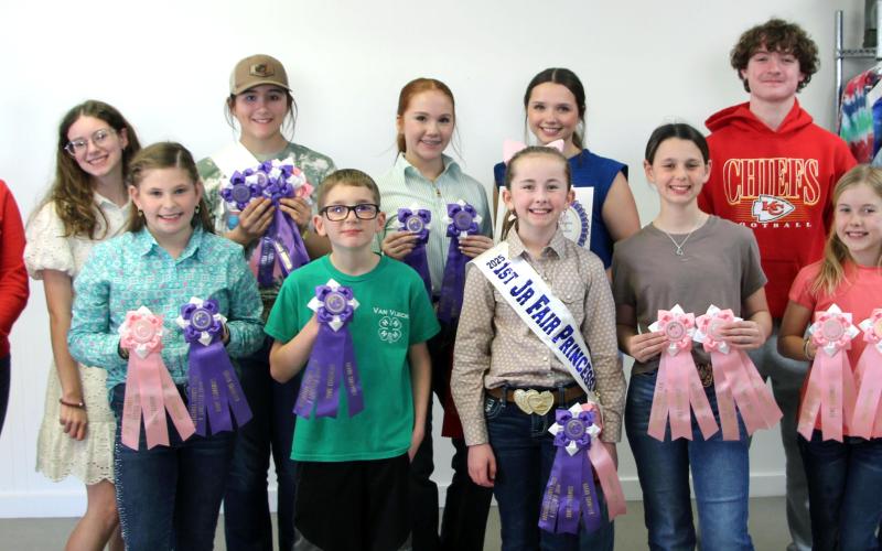 Sentinel photo by Jessica Shepard 2025 MCFLA Home Economics Craft Show Highpoint Winners
