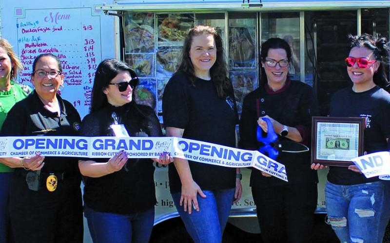 Southern Agape Bakery &amp; Deli partnered with the Bay City Chamber of Commerce &amp; Agriculture for a grand opening ribbon-cutting ceremony on Feb. 26. The mobile food truck is mostly located at 203 Live Oak St. in Van Vleck. Sentinel Photo/ Jessica Shepard