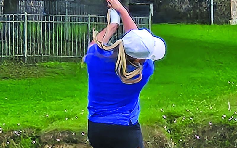 BCHS photo Senior Tanna Fair represented BCHS in the UIL Region IV-4A Golf Championships last week at  The Club at Colony Creek in Victoria. Fair finished 21st in a field of 94 young ladies.