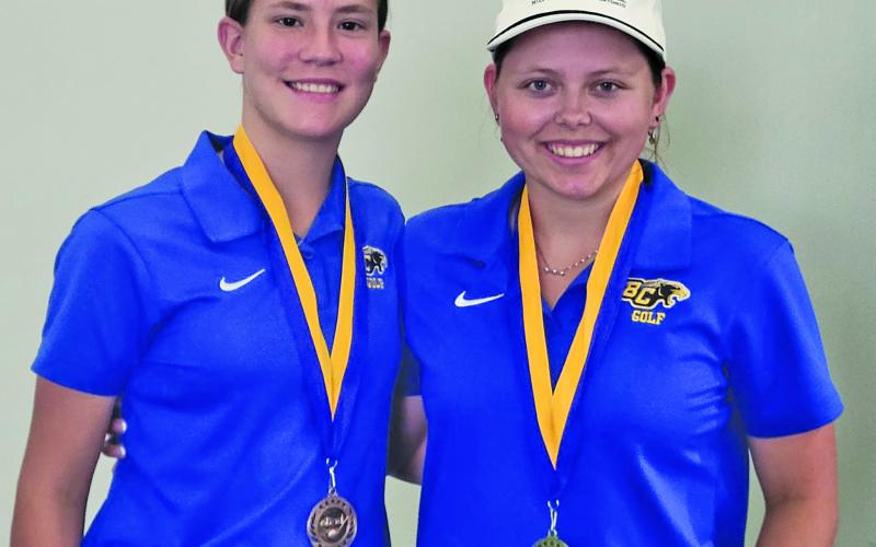 BCISD photo Bay City ISD Athletics announced Bay City High School girls golfers Tanna Fair and Addison Smith on their place at the 1st Annual Bay City Invitational. Due to the weather, the tournament was shortened to only 9 holes. Tanna brought home 1st with a 46 and Addison placed 3rd with a score of 51.