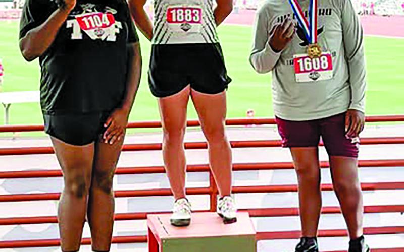 BCISD photo Bay City’s standout shot putter Malorie Richardson-Clay won 2nd Place at 4A UIL State Track Meet in shot put with a throw of 42’ 9.5.