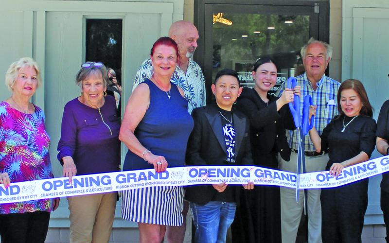 Sentinel Photo/Jessica Shepard Q Nail Lounge partnered with the Bay City Chamber of Commerce &amp; Agriculture for a grand opening ribbon-cutting ceremony on May 15. The nail salon is located at 1916 Nichols Ave in Bay City.