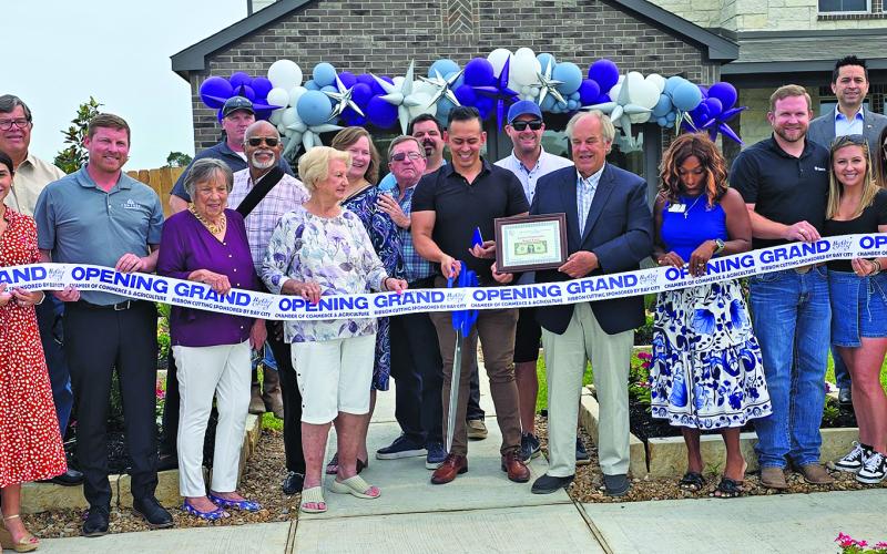 Bay City Chamber of Commerce and Agriculture recently held a ribbon cutting for the Russell Ranch subdivision. Contributed photo