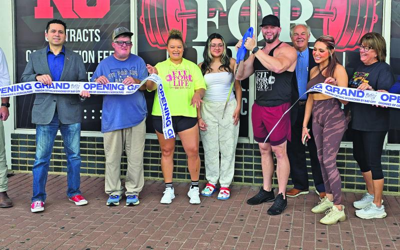 Contributed photo Fit For Life partnered with the Bay City Chamber of Commerce &amp; Agriculture to celebrate its 20th Anniversary on June 24. The gym is located at 2200 Ave F in Bay City.