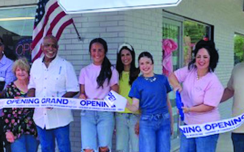 Contributed photo Classy Clutter Boutique partnered with the Bay City Chamber of Commerce &amp; Agriculture for a grand opening ribbon-cutting ceremony on June 21. The boutique is located at 3021 9th St. in Bay City.