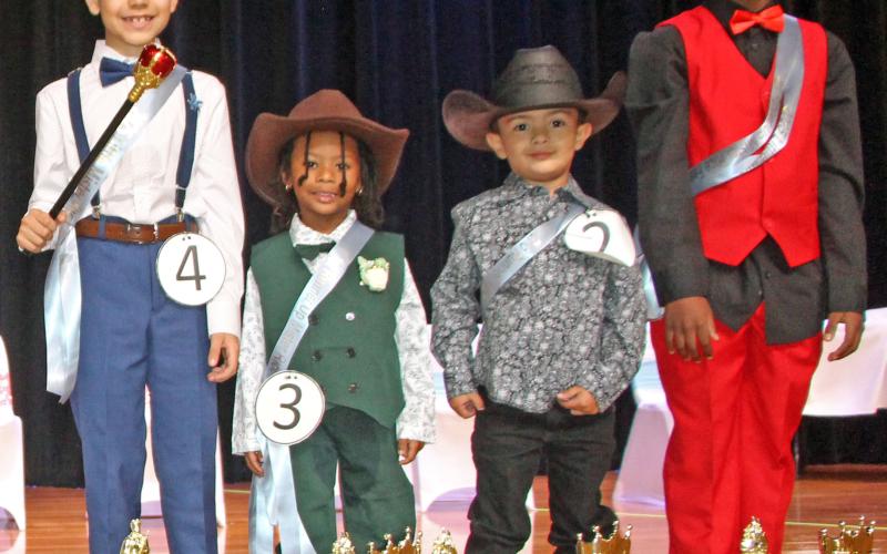 Sentinel photo/Jessica Shepard The 2025 Little Mister Rice Festival court features overall winner Rodney "RJ" Guanajuato, 1st runner-up Rodney Mitchell III, 2nd runner-up Lincoln S. Flores, and 3rd runner-up Jh'Esiah Glaspy.