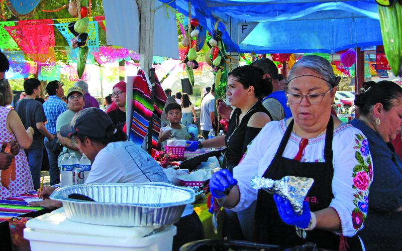 Sentinel photo/Jessica Shepard Our Lady Guadalupe Catholic Church held its annual parish "Jamaica" celebration on Sunday, Oct. 5. Locals browsed several food vendors while enjoying music, carnival games, a cake walk, and more.