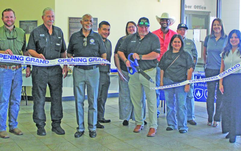 Sentinel Photo/Jessica Shepard 5 Pillars Training Solutions partnered with the Bay City Chamber of Commerce &amp; Agriculture for a grand opening ribbon-cutting ceremony on Thursday, Nov. 6.