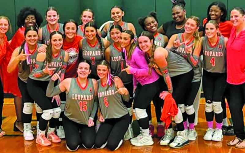Last week, the Van Vleck Lady Lep volleyball team won the bi-district championship by sweeping Onalaska in three straight sets. The girls were to play Woodville Tuesday, Nov. 4, for the area championship at Huffman Hargrave High School at Huffman. VVISD photo