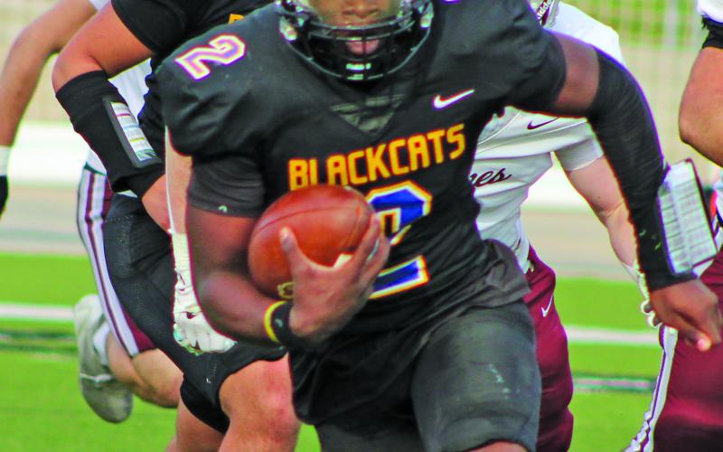 Sentinel Photo/Mike Reddell Keimarion Wiggins (2) breaks free from clutch of Wolves.