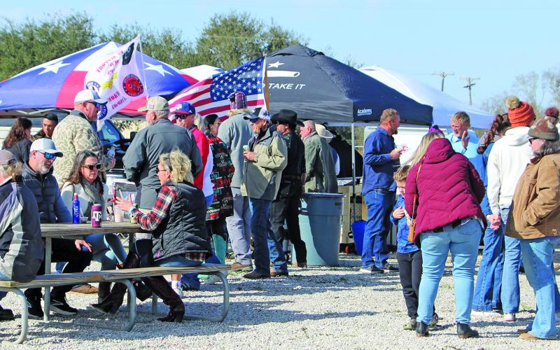 Sentinel Photo/Jessica Shepard  Chef's Alley draws quite a crowd during Matagorda County Youth Charities' "Taste &amp; Tunes" over the weekend. Proceeds from the fundraiser go toward county youth.