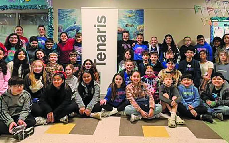 Contributed photo Blessing Elementary thanked Tenaris and Scott Savage, who is with Tenaris, for sponsoring a field trip to the Houston Museum of Natural Science.