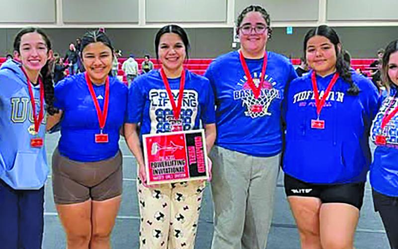 Tidehaven photo The Tidehaven girls won first at the Palacios Powerlifting meet Saturday, Jan. 31.