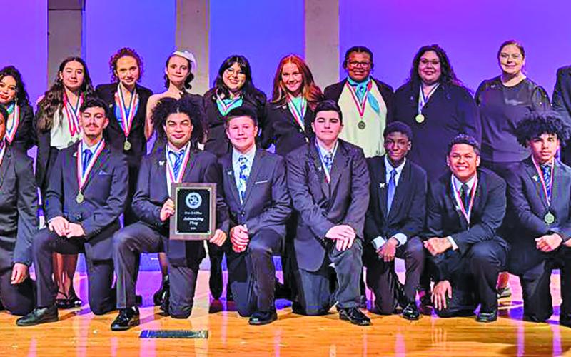The Bay City High School Dungeoneers are the One Act Play 29-4A District Champions!    District One Act Play Awards Include:    Best Technical Crew: Bay City High School    All Star technician: Thomas McCarthy    Honorable Mention: Lili Valdez, Dhani Burnett    All Star Cast: Madilyn Johnson, Jesse Litton    Best Performer: Landen Gibson    The Dungeoneers will compete in the One Act Play Bi-District competition on April 2 at BCHS.  Contributed photo