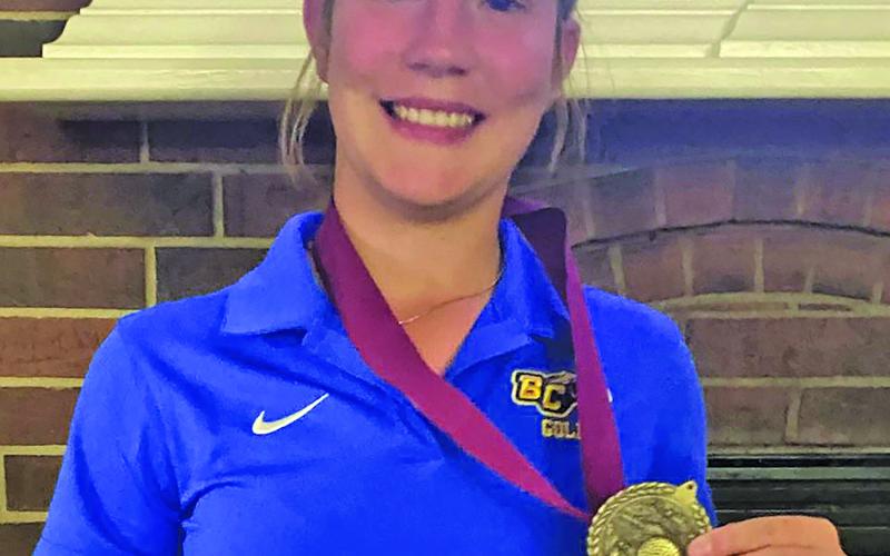 Ladycat golfer Addison Smith recently brought home 1st Place at the District Preview!    The Ladycat golf team also had a strong showing, finishing 4th overall Contributed photo