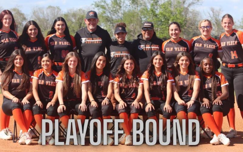 Contributed photo The Van Vleck Lady Leps are playoff bound. Playoff shirts are available until Friday morning