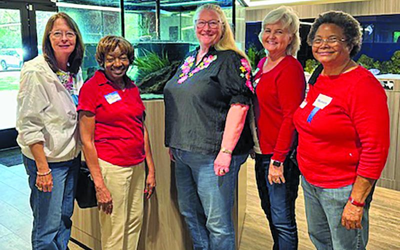 Contributed photo Pictured are MCRTA Officers Barbara Gordon, Jessie Stone, Mena Collins, Dr. Dianne Farrar, and Carol Crow. Officers not pictured are Barbara Evanicky and Lucia Hyde.