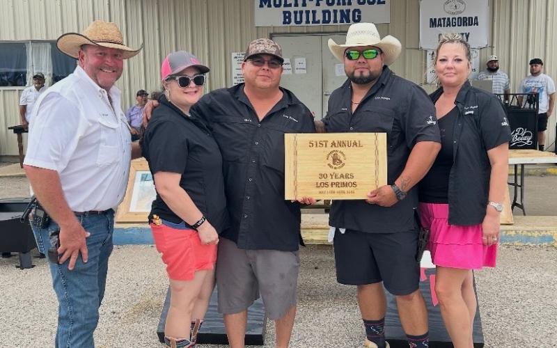 Go Texan photo Los Primos cookoff team celebrated their 30th year participation in our cookoff.