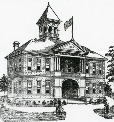 Matagorda County TXGenWeb Palacios Baptist Academy from the early 1900s.