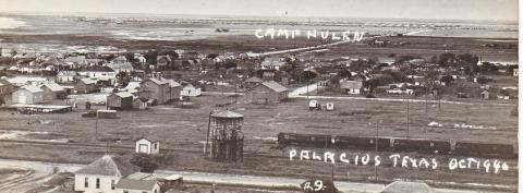 Courtesy photo A photo of the train in Palacios that’s dated October 1940.