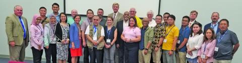 Sentinel Photo/Mike Reddell Dignitaries from Indonesia and the Philippines were here last week to learn about STP and its impact on the local community.