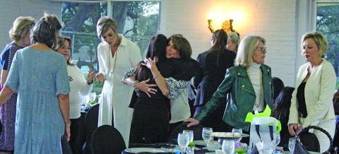 Sentinel Photo/Jessica Shepard The January luncheon of the Women in Touch Initiative drew an impressive gathering of women to hear Crisis Center Director Keilli Wright-Nelson. 