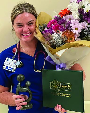 MRMC photo MRMC honored Maya Wilkinson The Daisy Award for Extraordinary Nurses.