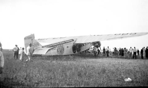 Bay City Texas 1919-1943 Public Gallery The town turns out to see a Ford Trimotor airplane. Note there is no airport, just a vacant field.