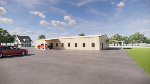 From Precinct 2 This is a computer rendering of the 3 D virtual tour of the idea for the JP 2 building in Matagorda. Commissioners Court issued $7.4 million in certicates of obligation and part of that will pay for the structure that will house several offices for law enforcement personnel, such as a JP, constable, deputy, game warden and state trooper.