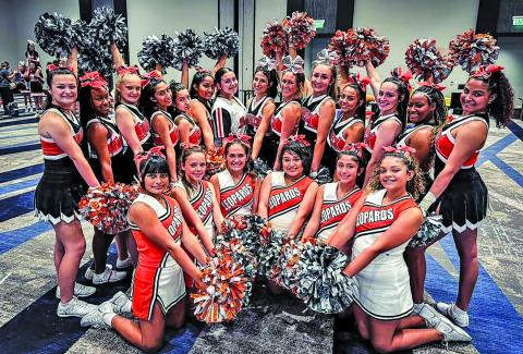 Courtesy photo VVHS and VVJH cheerleaders were hard at work at their cheer camp last week! They are excited to bring back some fun new cheers and routines. 
