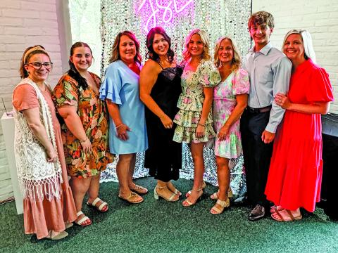 JSL Photo A photo pairing JSL mothers witth the 2025 honorees includes, from left: Rachel Kile and her daughter Scarlett Kile; Wendy Hoffman with daughter Lesley Hoffman; Marci Williams, with mother Meredith Williams; and honoree Kaden Wendtland with mother Laura Wendtland.