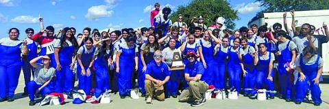 The Tidehaven High School Marching Band earned a First Division Saturday, Oct. 19, at the Region 13 UIL Marching Band Contest. The superior performance has earned the band a trip to the Area D UIL Marching Band Contest at Rocket Field in Robinson on Saturday, October 26. Tidehaven photo