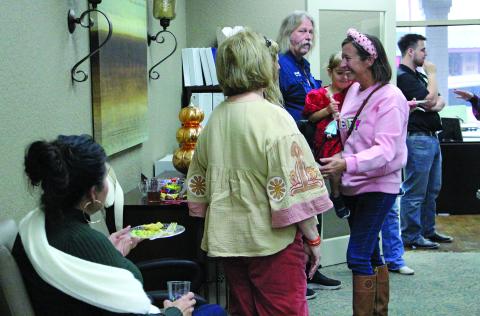 Sentinel photo/Jessica Shepard Community members far and wide dropped in at Matagorda Regional Medical Center Foundation's hosting of the Bay City Chamber of Commerce & Agriculture’s “Business After Hours” event Thursday, Nov. 21. 