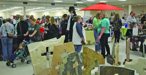 Sentinel photo/MaLinda Reddell There was an impressive turnout for the Christmas Market Day at the Bay City Civic Center Saturday, Dec. 21.