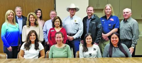 Sentinel Photo/Mike Reddell Members of the planning group for the March 18 Matagorda County Day in Austin met Friday, Jan. 24.