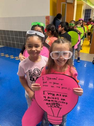 BCISD photo Linnie Roberts Elementary School celebrated the 100th Day last week at their 100th Day Growth Parade!