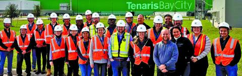 TenarisBayCity photo Last week, members of the Union Pacific Railroad team visited TenarisBayCity to gain a deeper understanding of the industrial and logistics processes. Tenaris officials note they appreciate the value Union Pacific brings in transporting Tenaris pipes across the country.
