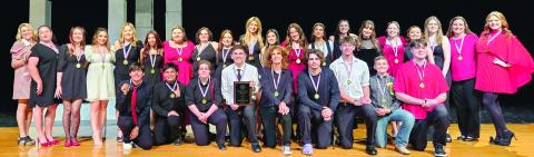 On Thursday, March 6, these Leopard Players competed in the District 24-3A One Act Play Contest and advanced to Bi-District.  The OAP will compete at the Bi-District Contest in Hempstead on Tuesday, March 25. VVISD photo