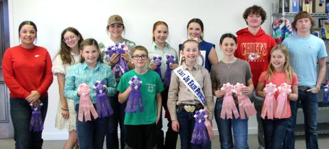 Sentinel photo by Jessica Shepard 2025 MCFLA Home Economics Craft Show Highpoint Winners