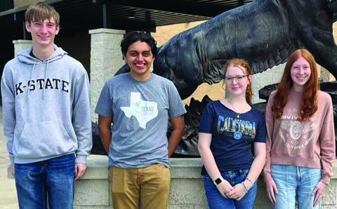 Regional Citizen Bee top 10 qualifiers from Tidehaven are: Jaxon Talbert - 1st Place and headed to the state contest in April; Fernando Ochoa - 2nd Place; Avery Smith - 3rd Place; and Macie Gardner. Not pictured: Addison Nesbitt and Zachariah Simpson. Courtesy photo