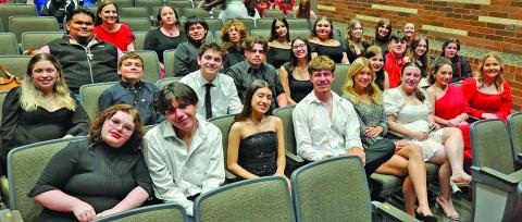 VVHS photo Leopard Players are headed to Region at Blinn on April 25. The Leopard Players’ 2025 Area OAP Awards included: All Star Crew, Kodi Gray; Honorable Mention All Star Cast, Tyler Snow; All Star Cast, Hailey Landry and Grace Dooley; and Advancing Shows, East Chambers, Van Vleck and Hempstead.