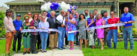 Sentinel Photo/Mike Reddell The recent Ribbon Cutting Ceremony at Valor Park that was hosted by Bay City Chamber of Commerce and Agriculture and Century Communities drew an impressive turnout. It also introduced one of Valor Park’s eight residential floor plans