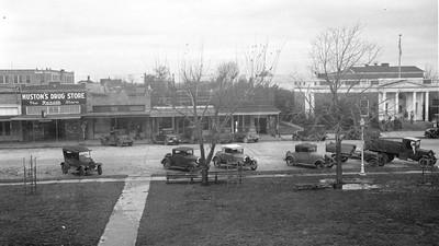 Bay City Texas 1919-1943 Public Gallery West side of Bay City square, mid-1920s.