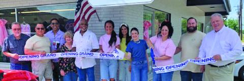 Contributed photo Classy Clutter Boutique partnered with the Bay City Chamber of Commerce & Agriculture for a grand opening ribbon-cutting ceremony on June 21. The boutique is located at 3021 9th St. in Bay City.
