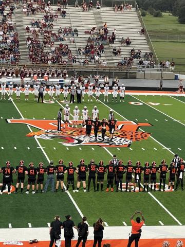 Contributed photo from opening ceremonies between Van Vleck and Ganado