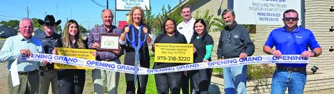 Bay City Chamber of Commerce & Agriculture photo Rhomak's Rejuvenation Bar partnered with the Bay City Chamber of Commerce & Agriculture for a grand opening ribbon-cutting ceremony on Monday, Nov. 3. The bar is located at 1701 Golden Avenue in Bay City.